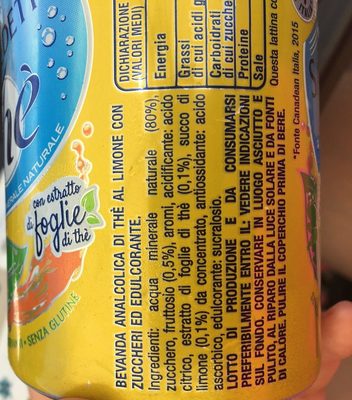 SAN BENEDETTO THE LIMONE CANETTE 330 ML X 24