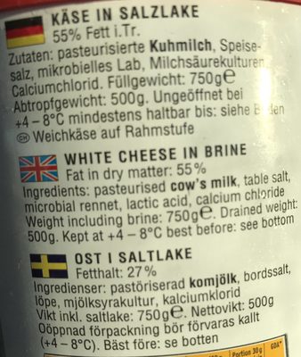 GAZI PEYNIR 55% 500 GR / FROMAGE 55% M.G