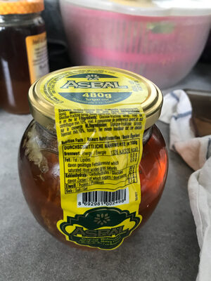 ASBAL 750GR PETEK /SIROP DE MIEL AVEC CIRE 750 GR