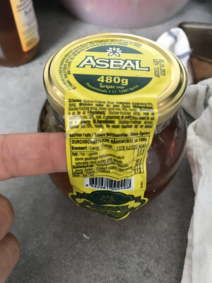 ASBAL 750GR PETEK /SIROP DE MIEL AVEC CIRE 750 GR