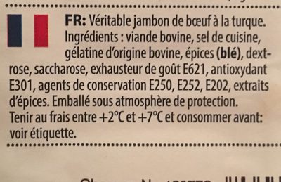 OZ KAYSERI DILIM PASTIRMA /VIANDE SECHEE EN TRAIN