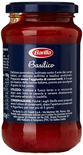 BARILLA SUGO BASILICO 400 GR X 6