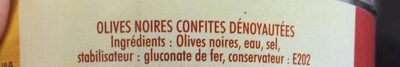 CRESPO OLIVES NOIRES DENOYAUTEES 34/39 800 GR X 6