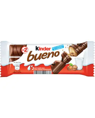 [015745 KINDER NUENO] KINDER BUENO T2 43GR (30-Pack)