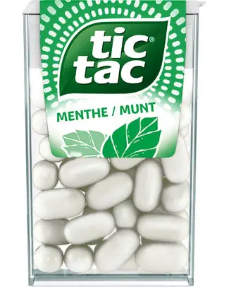 [025238 TIC TAC MINT 18 GR] TIC TAC MINT T1 18GR (36-Pack)