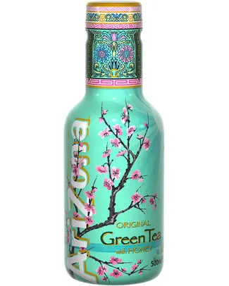 ARIZONA GREEN TEA HONEY PET 50CL 6-Pack
