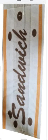 [SAC-SAND-BAG1000 SACHET BAGUETTE] Sachet à Sandwich 40 CM Paraffine 1/2 Baguette - 1000 PCS