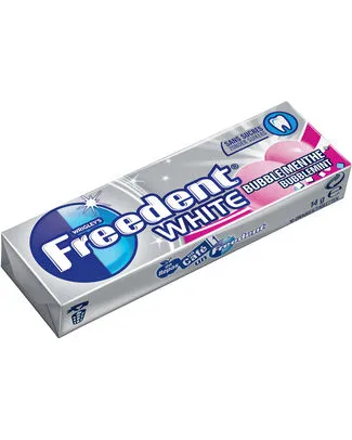 FREEDENT WHITE BUBBLE MINT DR. S/S X 30