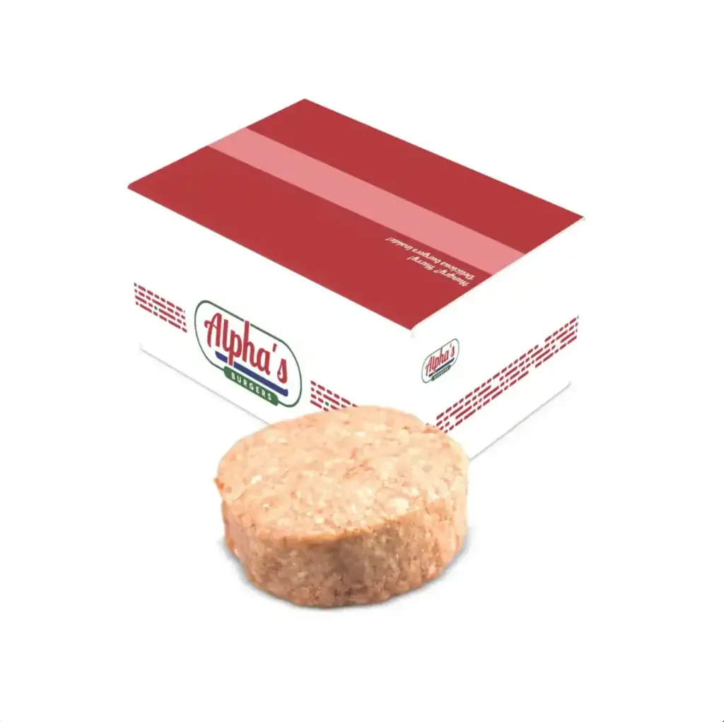 SMASH BURGER CHICKEN 83X65GR ALPHAS