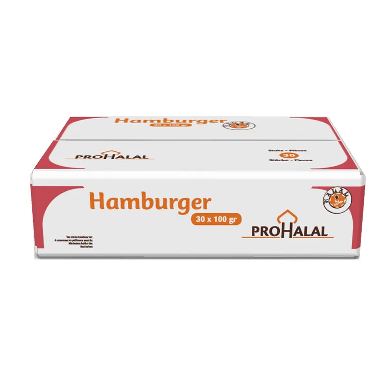 [1540] HAMBURGER 30 X 100 GR PRO-HALAL VAN REUSEL