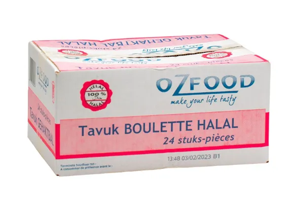 [30001325] BOULETTE HALAL 24X140GR OZFOOD