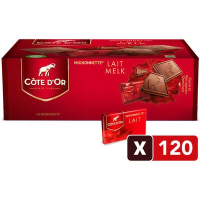 [046980] COTE D OR MIGNONNETTES PRALINES CHOCOLAT AU LAIT 10GR
