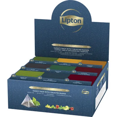 [046929] LIPTON EXCLUSIVE SELECTION VARIETY PACK 9V. 108P