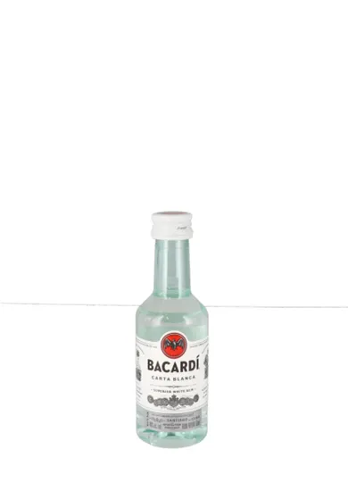 Bacardi Carta Blanca (PET) 40.00° 0.050 L.