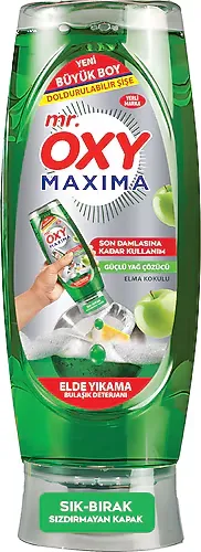 LIQUIDE VAISELLE POMME MISTER OXY 650ML / MISTER OXY BULASIK ILACI ELMA 650ML
