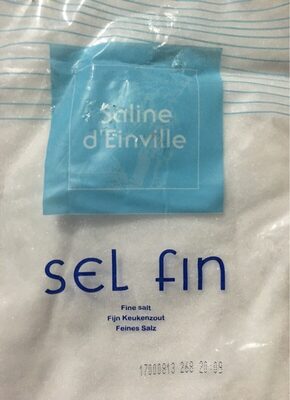 SALINE D EINVILLE SEL FIN CUISINE SAC POLY 1KG
