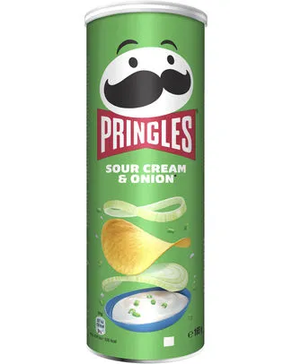 [045762] PRINGLES SOUR CREAM & ONION CHIPS 165GR