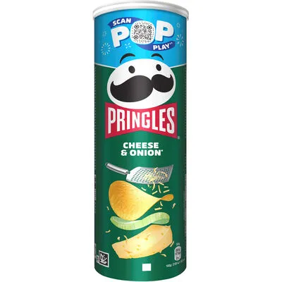 [045724] PRINGLES CHEESE & ONION 165GR