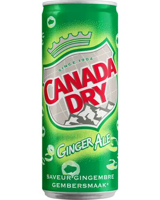 [052561] CANADA DRY SLEEK CANS 33CL X 24