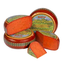 [29013] GOUDA BASIRON PESTO ROSSO 5KG