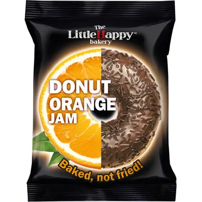 [049937] THE LITTLE HAPPY DONUT ORANGE JAM 60GR