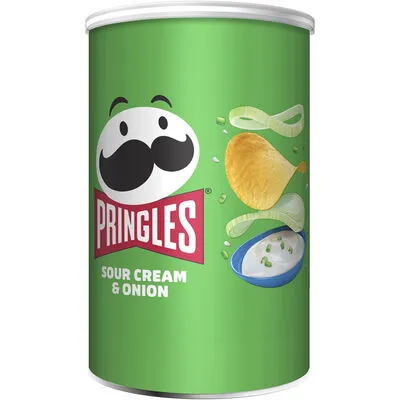 [045768] PRINGLES SOUR & CREAM CHIPS 70GR X 12
