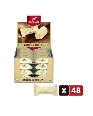 [015293] COTE D OR BOUCHEE PRALINES CHOCOLAT BLANC PRALINE 21GR
