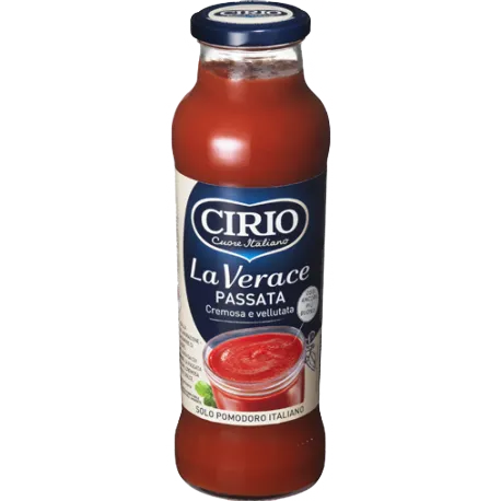 CIRIO PASSATA VERACE BASILIC 700 GR X 6