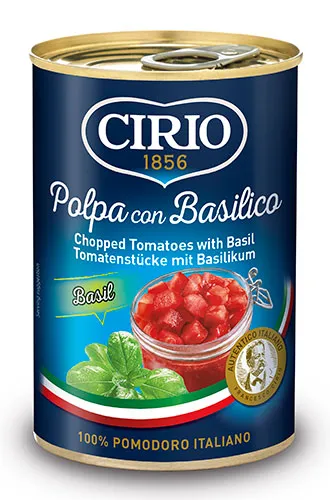 CIRIO POLPA BASILIC 400 GR X 12