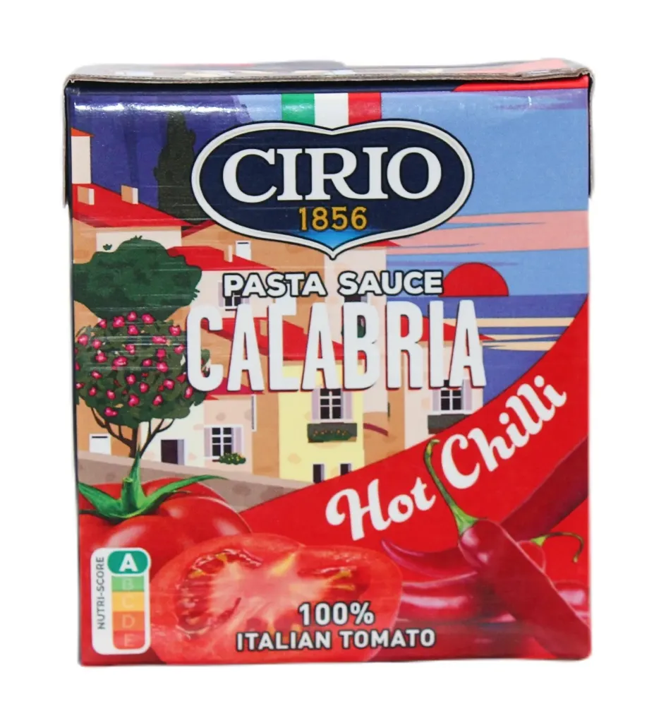 CIRIO SUGO CALABRIA HOT CHILLI BRIK 340 GR X 12