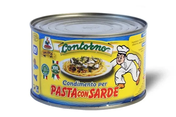 CONTORNO CONDIMENTI PASTA CON SARDE 240 GR X 24
