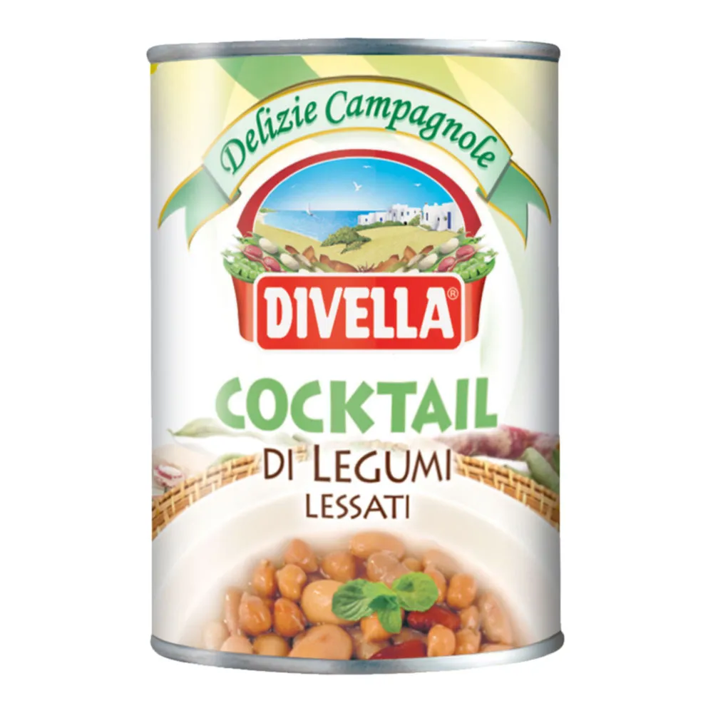 DIVELLA COCKTAIL DI LEGUMI 400 GR X 24