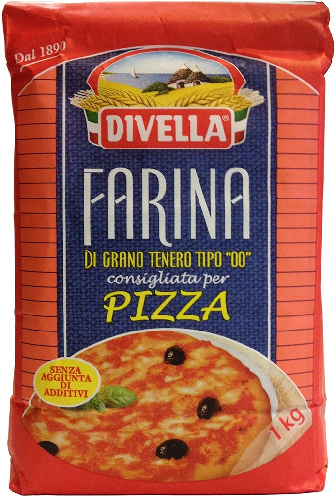 DIVELLA FARINE PIZZA 1 KG X 10