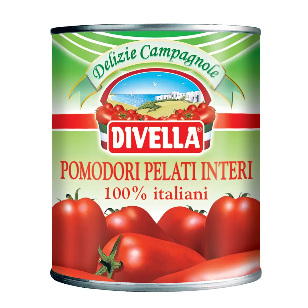 DIVELLA PELATI POMODORI 800 GR X 12