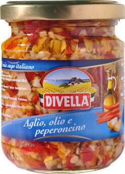 DIVELLA PESTO AGLIO E PEPERONCINO 190 GR X 12