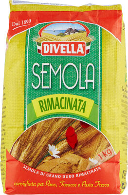DIVELLA SEMOLA DI GRANO DURO RIMACINATA 1 KG X 10