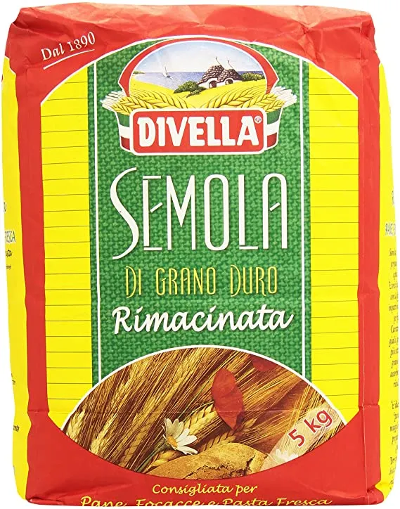 DIVELLA SEMOULE DI GRANO DURO RIMACINATA 5 KG