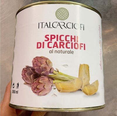 ITALCARCIOFI ARTICHAUT COUPE NATURALE 2650 ML