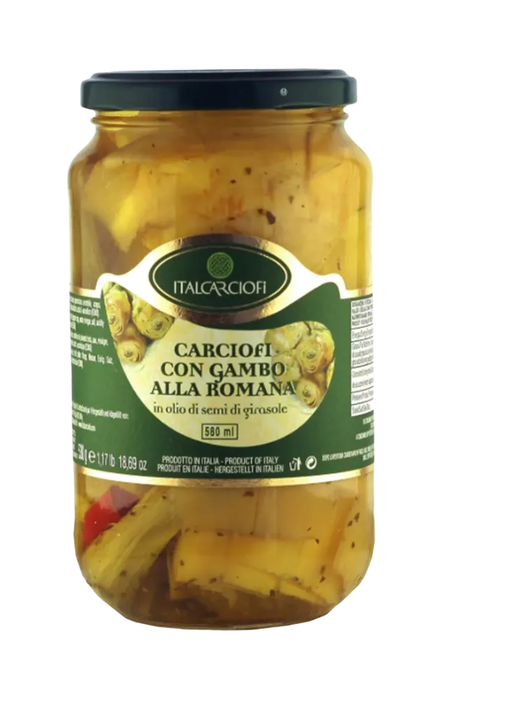 ITALCARCIOFI CARCIOFI GAMBO ROMANA OLIO 580 ML