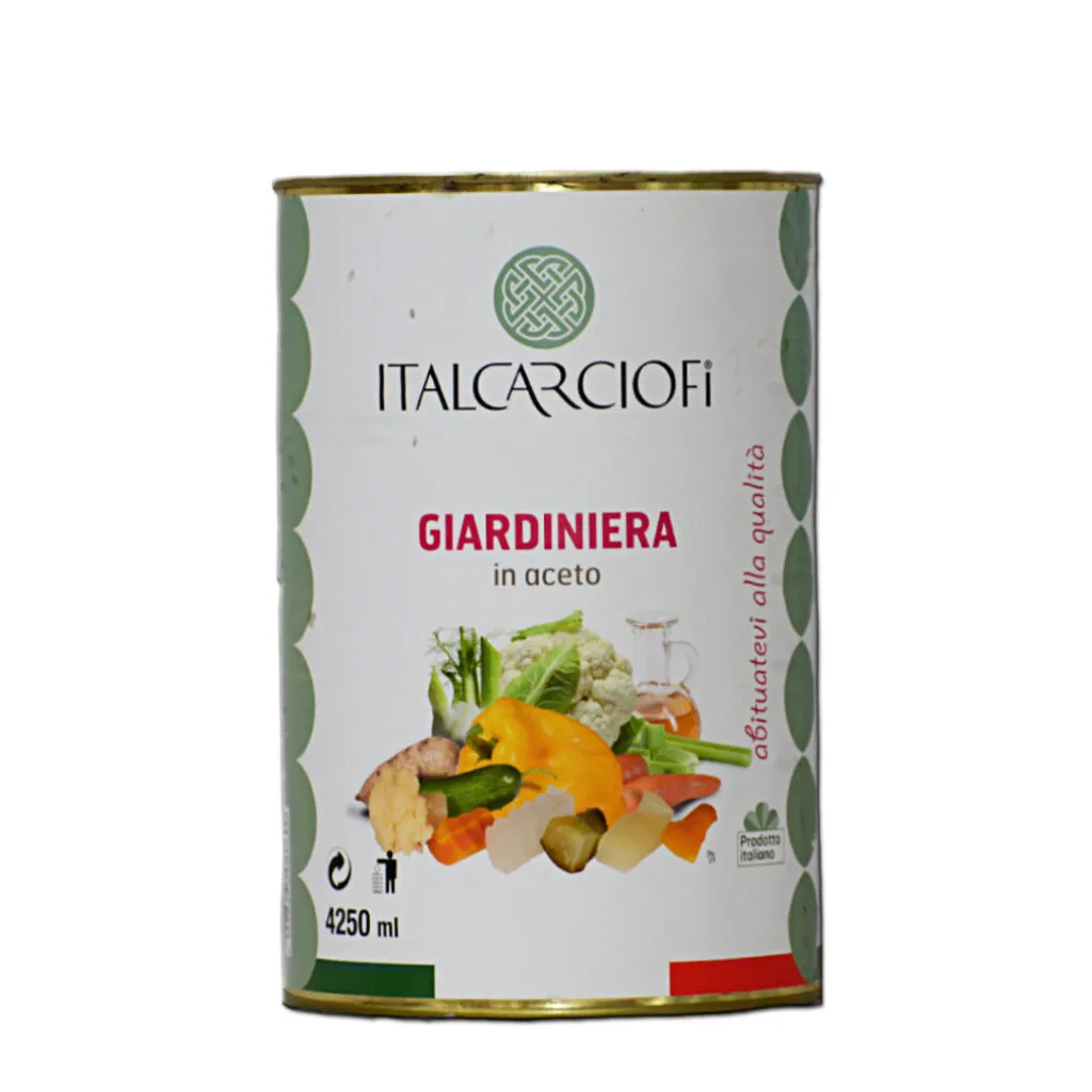 ITALCARCIOFI GIARDINIERA IN ACETO DI VINO 4250 ML