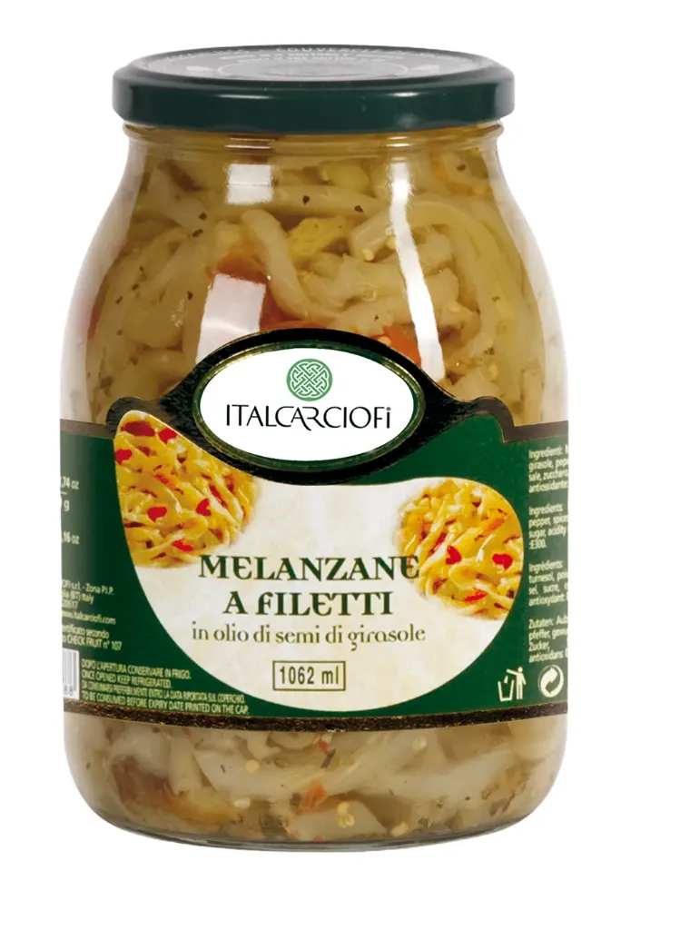 ITALCARCIOFI MELANZANE FILETTI OLIO 1062 ML