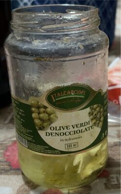 ITALCARCIOFI OLIVE VERDI DENOCC. SALAMOIA 580 ML X 12