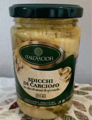 ITALCARCIOFI SPICCHI CARCIOFI IN OLIO 314 ML X 12