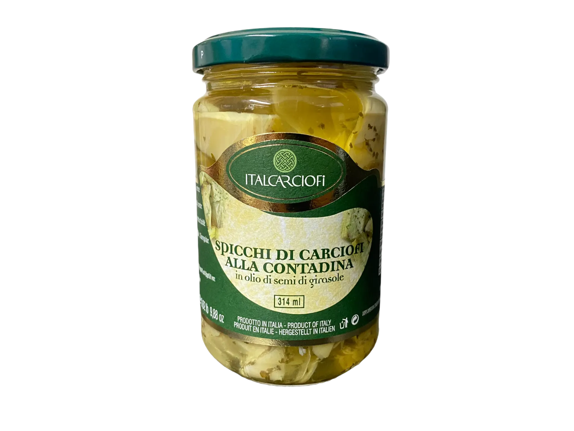 ITALCARCIOFI SPICCHI CARCIOFI IN OLIO 314 ML X 12
