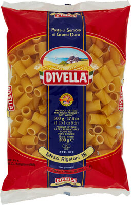 DIVELLA N 18 MEZZI RIGATONI 500 GR X24