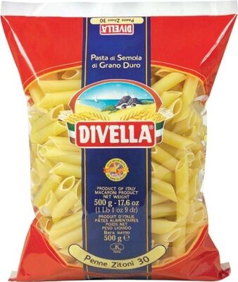 DIVELLA N 30 PENNE ZITONI 500 GR X 24