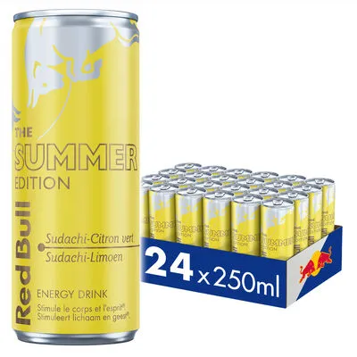 [053967] RED BULL SUMMER EDITION SUDACHI LIME CANS 25CL