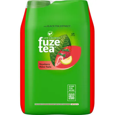 [051067] FUZE TEA STRAWBERRY MELON PET 40CL 4-PACK