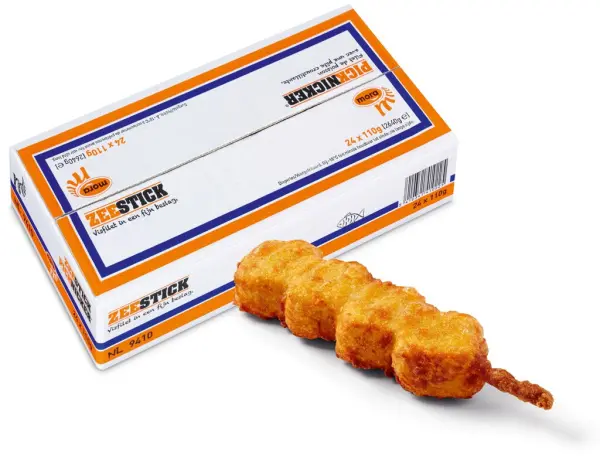 [30001340] PICKNICKER MORA 24X110 GR (BROCHETTE CABILLAU)
