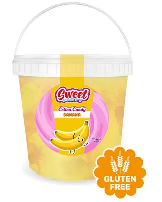 [046316] SWEET PARTY BARBE A PAPA BANANE 40GR